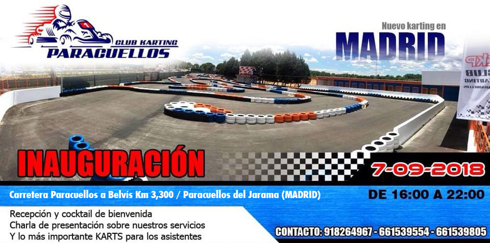 Liqui Moy Madrid en la Inauguracion del Club Karting Paracuellos!