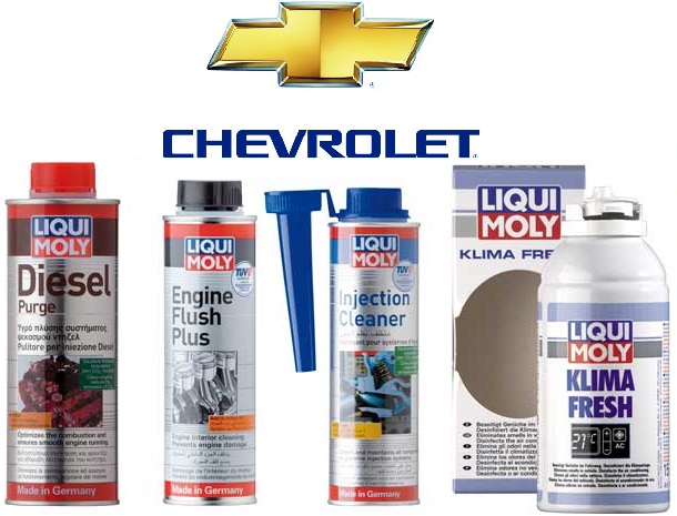 Chevrolet utiliza Liqui Moly en sus mantenimientos