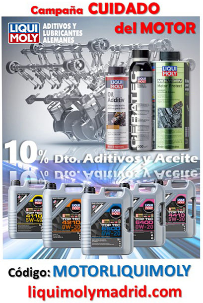 Campaña Cuidado del Motor en Liqui Moly Madrid Store